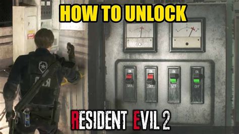 resident evil 2 electrical box puzzle|resident evil 2 remake power panel.